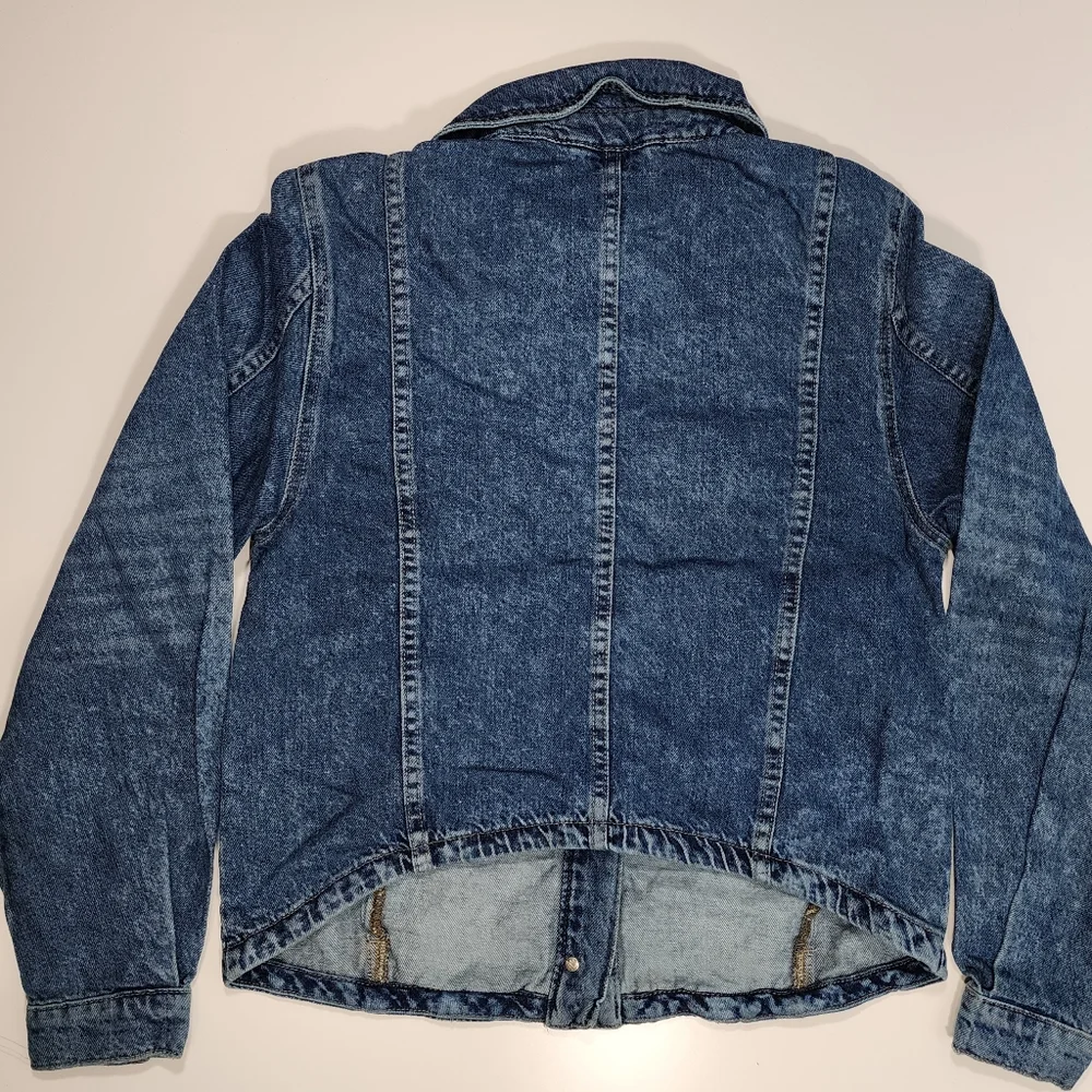 NWT‎ Free People We The Free Women's Jade Denim Jacket in High Dive Size M - Picture 16 of 16